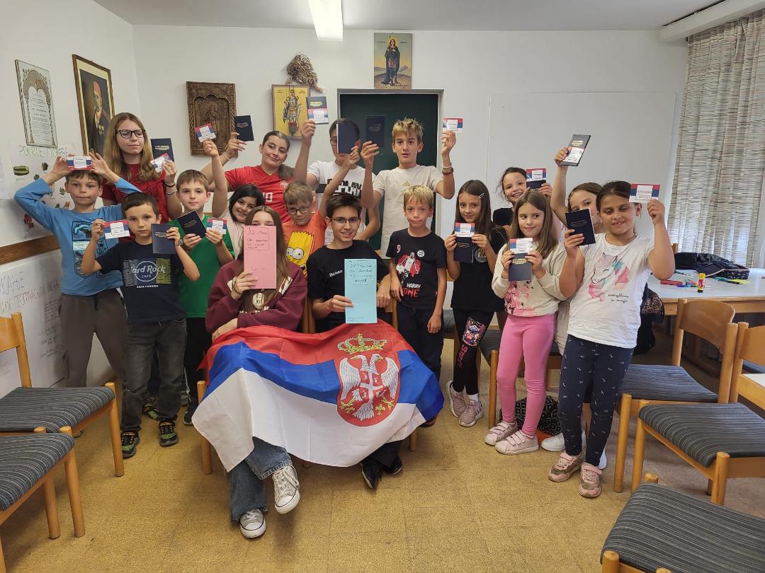 Učenici srpske dopunske nastave 2024-2025
